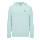 Hanorac cu gluga, Unisex, 2502E10240, iqoniq, Bumbac, Albastru mint, XXS