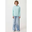 Hanorac cu gluga, Unisex, 2502E10240, iqoniq, Bumbac, Albastru mint, XXS