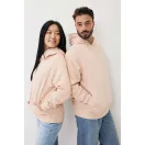 Hanorac cu gluga, Unisex, 2502E10293, iqoniq, Bumbac, Portocaliu peach, 3XL