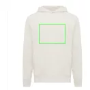 Hanorac cu gluga, Unisex, 2502E10255, iqoniq, Bumbac, Alb ivory, XXL