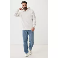  Hanorac cu gluga, Unisex, 2502E10256, iqoniq, Bumbac, Alb ivory, XXS
