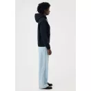 Hanorac cu gluga, iqoniq, 2610E15765, Unisex, Bumbac, Negru, XS