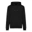 Hanorac cu gluga, iqoniq, 2610E15768, Unisex, Bumbac, Negru, 3XL