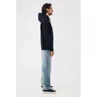   Hanorac cu gluga, iqoniq, 2610E15768, Unisex, Bumbac, Negru, 3XL