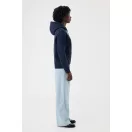 Hanorac cu gluga, iqoniq, 2610E15864, Unisex, Bumbac, Albastru Navy, M