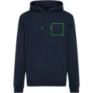 Hanorac cu gluga, iqoniq, 2610E15866, Unisex, Bumbac, Albastru Navy, XL