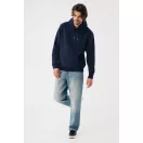 Hanorac cu gluga, iqoniq, 2610E15868, Unisex, Bumbac, Albastru Navy, XXL