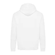 Hanorac cu gluga, iqoniq, 2610E15873, Unisex, Bumbac, Alb, L