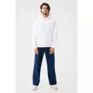 Hanorac cu gluga, iqoniq, 2610E15878, Unisex, Bumbac, Alb, XXL