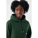 Hanorac cu gluga, iqoniq, 2610E15786, Unisex, Bumbac, Verde Forest, M