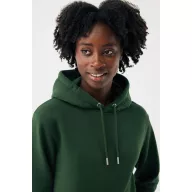   Hanorac cu gluga, iqoniq, 2610E15790, Unisex, Bumbac, Verde Forest, XXL
