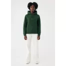 Hanorac cu gluga, iqoniq, 2610E15792, Unisex, Bumbac, Verde Forest, 3XL