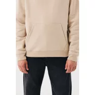   Hanorac cu gluga, iqoniq, 2610E15783, Unisex, Bumbac, Bej Dessert, XXS