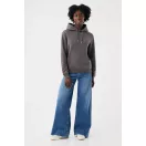 Hanorac cu gluga, iqoniq, 2610E15758, Unisex, Bumbac, Gri Anthracite, 3XL