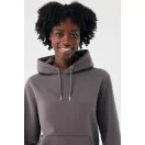 Hanorac cu gluga, iqoniq, 2610E15758, Unisex, Bumbac, Gri Anthracite, 3XL