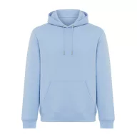   Hanorac cu gluga, iqoniq, 2610E15897, Unisex, Bumbac, Albastru Sky, L