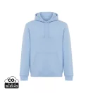 Hanorac cu gluga, iqoniq, 2610E15899, Unisex, Bumbac, Albastru Sky, S