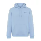 Hanorac cu gluga, iqoniq, 2610E15899, Unisex, Bumbac, Albastru Sky, S