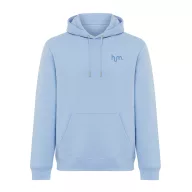   Hanorac cu gluga, iqoniq, 2610E15900, Unisex, Bumbac, Albastru Sky, XL