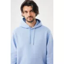 Hanorac cu gluga, iqoniq, 2610E15901, Unisex, Bumbac, Albastru Sky, XS
