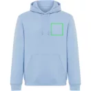 Hanorac cu gluga, iqoniq, 2610E15903, Unisex, Bumbac, Albastru Sky, XXS