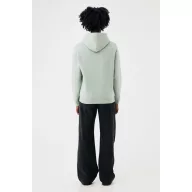   Hanorac cu gluga, iqoniq, 2610E15795, Unisex, Bumbac, Verde Ice, S