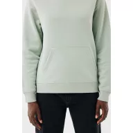   Hanorac cu gluga, iqoniq, 2610E15797, Unisex, Bumbac, Verde Ice, XS