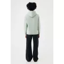 Hanorac cu gluga, iqoniq, 2610E15798, Unisex, Bumbac, Verde Ice, XXL