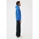 Hanorac cu gluga, iqoniq, 2610E15889, Unisex, Bumbac, Albastru Royal, L