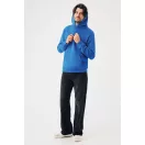 Hanorac cu gluga, iqoniq, 2610E15891, Unisex, Bumbac, Albastru Royal, S