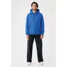 Hanorac cu gluga, iqoniq, 2610E15893, Unisex, Bumbac, Albastru Royal, XS