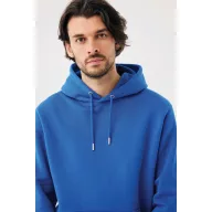   Hanorac cu gluga, iqoniq, 2610E15894, Unisex, Bumbac, Albastru Royal, XXL