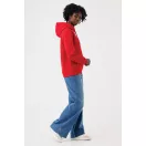 Hanorac cu gluga, iqoniq, 2610E15881, Unisex, Bumbac, Rosu, L