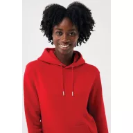   Hanorac cu gluga, iqoniq, 2610E15886, Unisex, Bumbac, Rosu, XXL