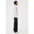 Hanorac cu gluga, iqoniq, 2610E15825, Unisex, Bumbac, Gri Light, 4XL