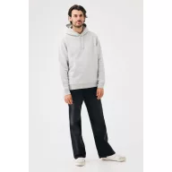   Hanorac cu gluga, iqoniq, 2610E15828, Unisex, Bumbac, Gri Light, M
