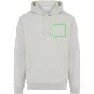 Hanorac cu gluga, iqoniq, 2610E15831, Unisex, Bumbac, Gri Light, XS