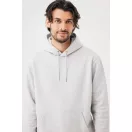 Hanorac cu gluga, iqoniq, 2610E15833, Unisex, Bumbac, Gri Light, XXS