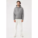 Hanorac cu gluga, iqoniq, 2610E15809, Unisex, Bumbac, Gri Light Heather Anthracite, L