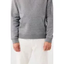 Hanorac cu gluga, iqoniq, 2610E15812, Unisex, Bumbac, Gri Light Heather Anthracite, XL