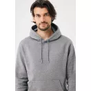 Hanorac cu gluga, iqoniq, 2610E15813, Unisex, Bumbac, Gri Light Heather Anthracite, XS