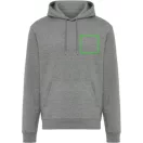 Hanorac cu gluga, iqoniq, 2610E15814, Unisex, Bumbac, Gri Light Heather Anthracite, XXL