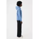 Hanorac cu gluga, iqoniq, 2610E15843, Unisex, Bumbac, Albastru Moon, L