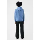 Hanorac cu gluga, iqoniq, 2610E15843, Unisex, Bumbac, Albastru Moon, L