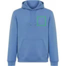 Hanorac cu gluga, iqoniq, 2610E15848, Unisex, Bumbac, Albastru Moon, XXL