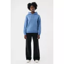 Hanorac cu gluga, iqoniq, 2610E15849, Unisex, Bumbac, Albastru Moon, XXS