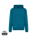 Hanorac cu gluga, iqoniq, 2610E15771, Unisex, Bumbac, Albastru Dark Teal, S