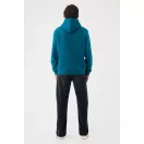 Hanorac cu gluga, iqoniq, 2610E15772, Unisex, Bumbac, Albastru Dark Teal, XL