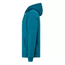 Hanorac cu gluga, iqoniq, 2610E15773, Unisex, Bumbac, Albastru Dark Teal, XS