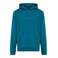   Hanorac cu gluga, iqoniq, 2610E15774, Unisex, Bumbac, Albastru Dark Teal, XXL